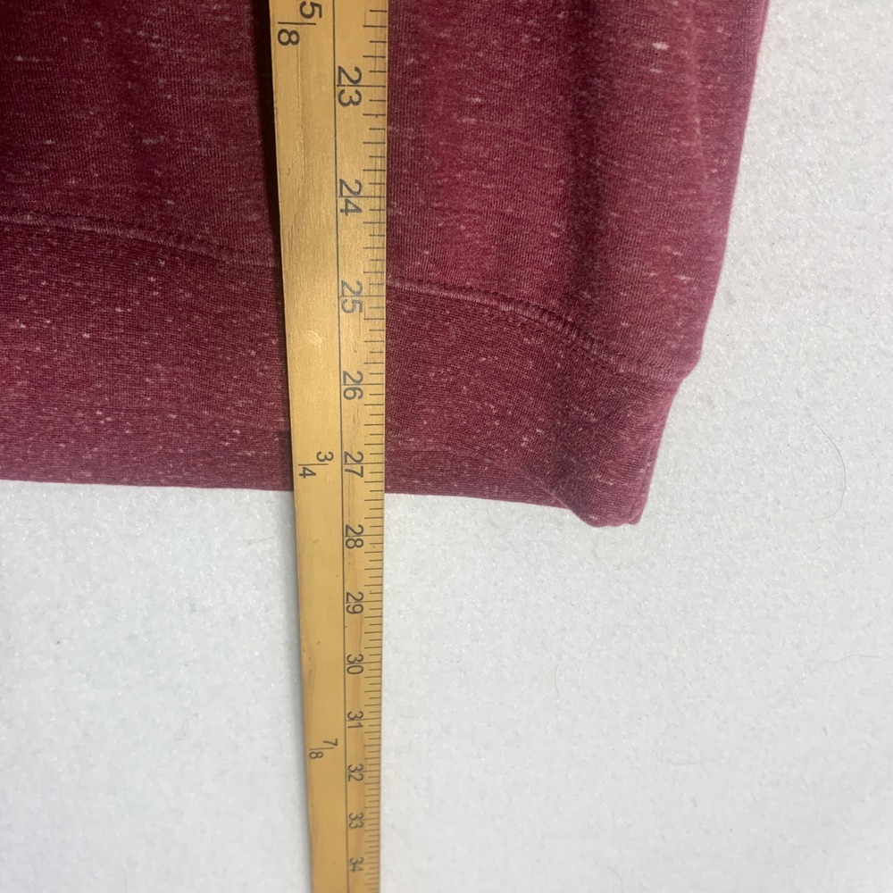 johnnie-O Men Sully 1/4 Zip Pullover Sweatshirt Red XL heathered Cotton Lyocell - Picture 11 of 11